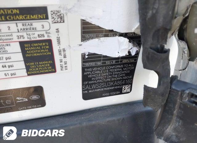SALWS2SU3KA864160 2019 Land Rover Range Rover photo no. 9