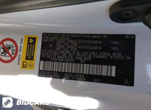 2T2BK1BA6FC282637 2015 Lexus RX photo no. 9