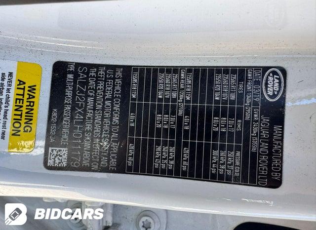 SALZJ2FX4LH011179 2020 Land Rover Range Rover photo no. 9