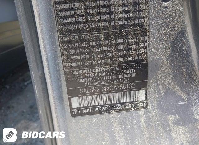 SALSK2D4XCA756132 2012 Land Rover Range Rover photo no. 9