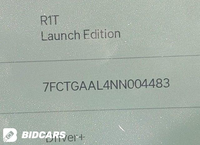 7FCTGAAL4NN004483 2022 Rivian R1T photo no. 9