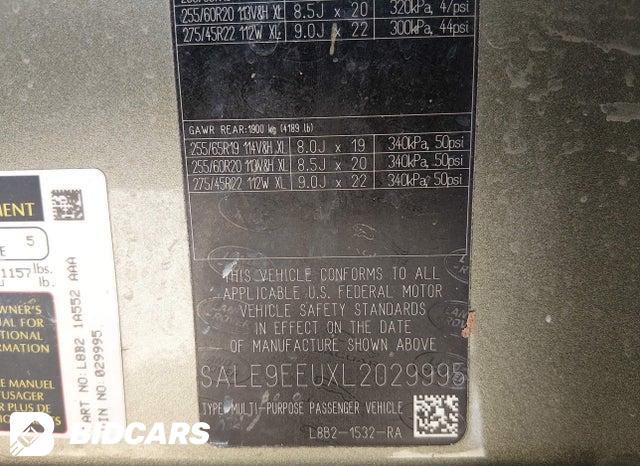 SALE9EEUXL2029995 2020 Land Rover Defender photo no. 9