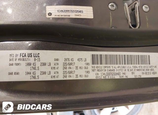 1C4NJDBB7GD520465 2016 Jeep Compass photo no. 9
