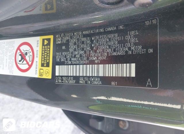 2T2BK1BA0BC089491 2011 Lexus RX photo no. 9