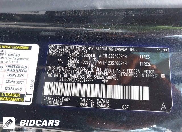 2T2BAMCA7RC049857 2024 Lexus RX photo no. 9