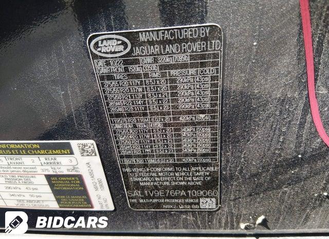 SAL1V9E76PA109060 2023 Land Rover Range Rover photo no. 9