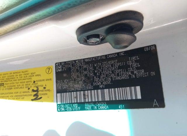 2T2HK31U07C028960 2007 Lexus RX photo no. 9