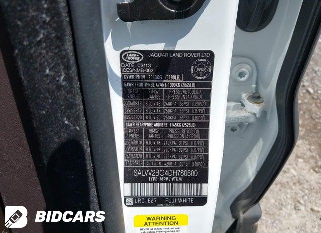 SALVV2BG4DH780680 2013 Land Rover Range Rover photo no. 9