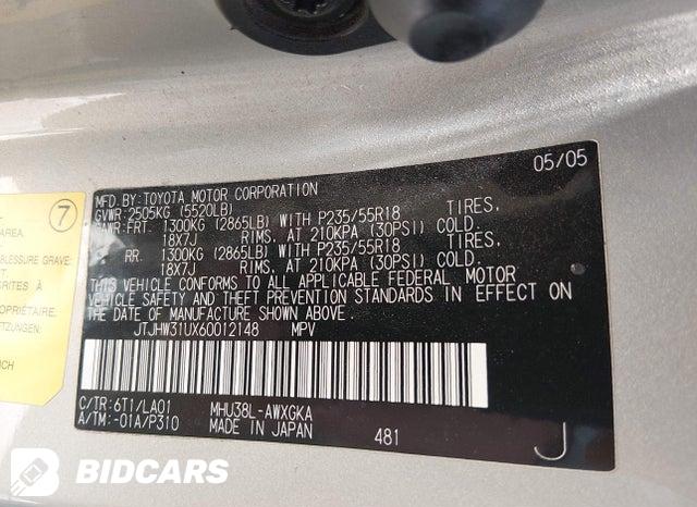 JTJHW31UX60012148 2006 Lexus RX photo no. 9