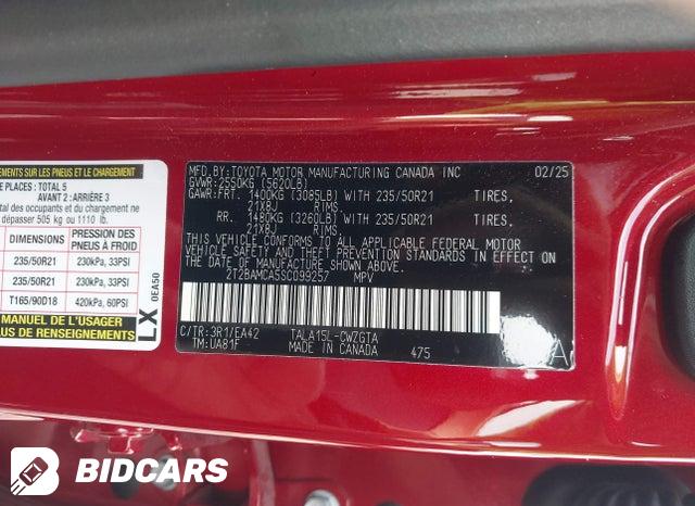 2T2BAMCA5SC099257 2025 Lexus RX photo no. 9