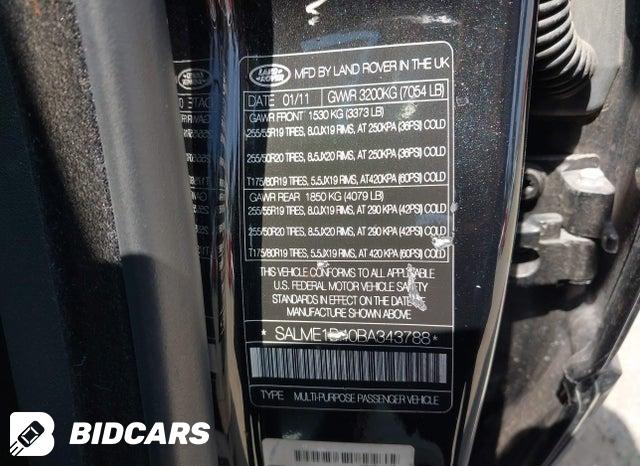 SALME1D40BA343788 2011 Land Rover Range Rover photo no. 9
