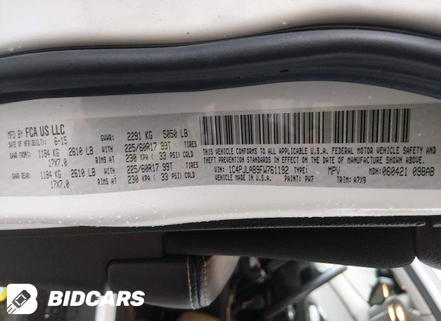 1C4PJLAB9FW761192 2015 Jeep Cherokee photo no. 9