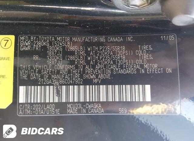 2T2GA31U86C047902 2006 Lexus RX photo no. 9