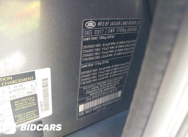 SALWR2FE9HA146975 2017 Land Rover Range Rover photo no. 9