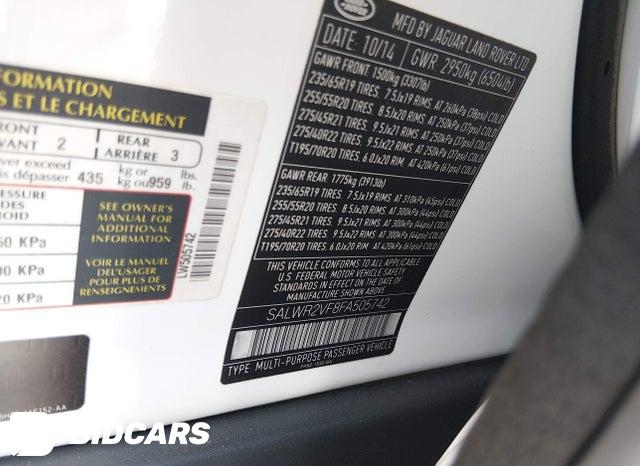 SALWR2VF8FA505742 2015 Land Rover Range Rover photo no. 9