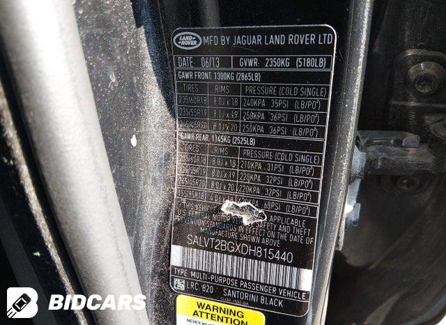 SALVT2BGXDH815440 2013 Land Rover Range Rover photo no. 9