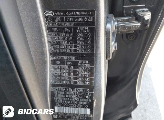 SALCP2FXXKH804022 2019 Land Rover Discovery photo no. 9