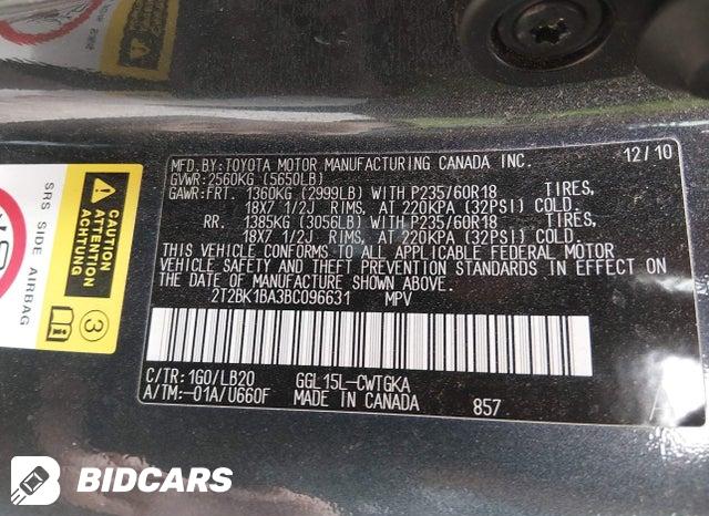 2T2BK1BA3BC096631 2011 Lexus RX photo no. 9