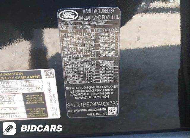 SALK1BE79PA024785 2023 Land Rover Range Rover photo no. 9