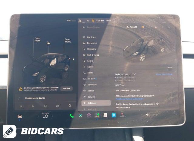 7SAYGAEEXPF907586 2023 Tesla Model Y photo no. 7