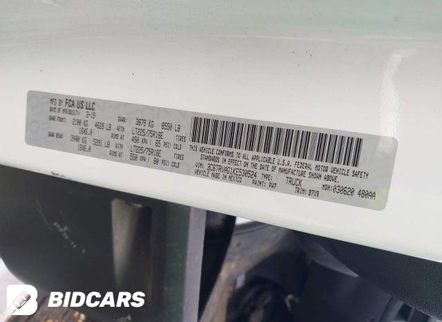 3C6TRVAG1KE530524 2019 RAM Promaster photo no. 9