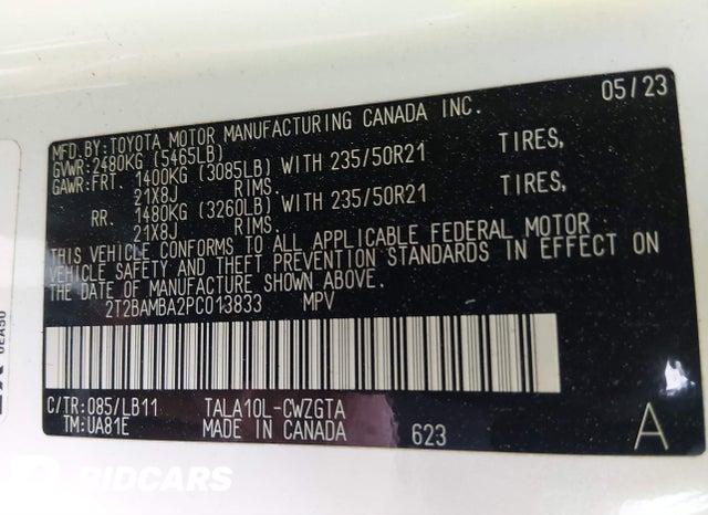 2T2BAMBA2PC013833 2023 Lexus RX photo no. 9