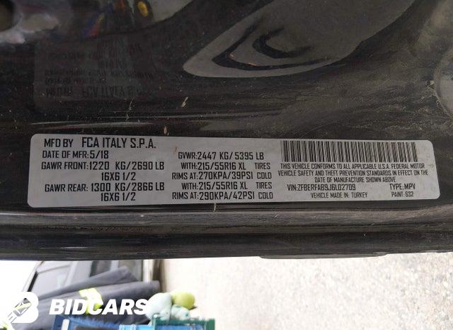 ZFBERFAB9J6L02709 2018 RAM Promaster photo no. 9