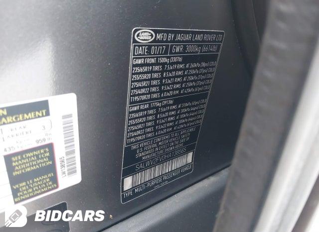 SALWV2FV0HA138565 2017 Land Rover Range Rover photo no. 9
