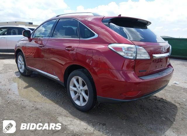 2T2ZK1BA7CC073322 2012 Lexus RX photo no. 3