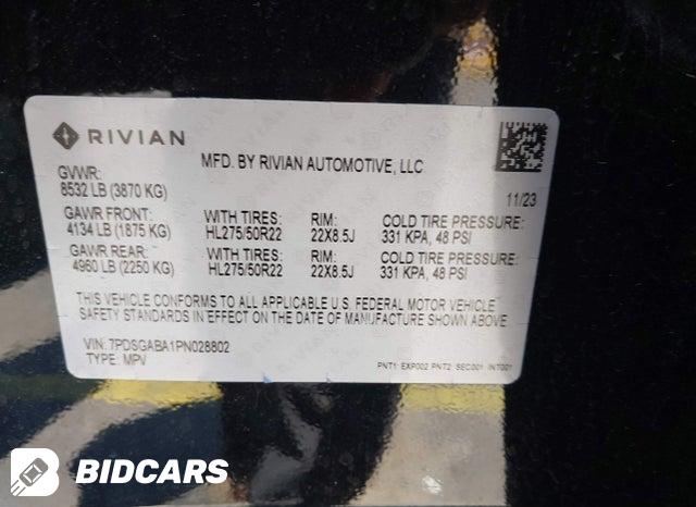 7PDSGABA1PN028802 2023 Rivian R1S photo no. 9