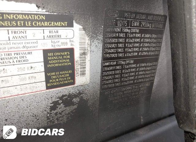 SALWR2VF4FA521226 2015 Land Rover Range Rover photo no. 9