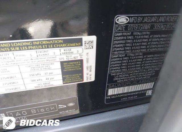 SALWS2RU5LA884255 2020 Land Rover Range Rover photo no. 9