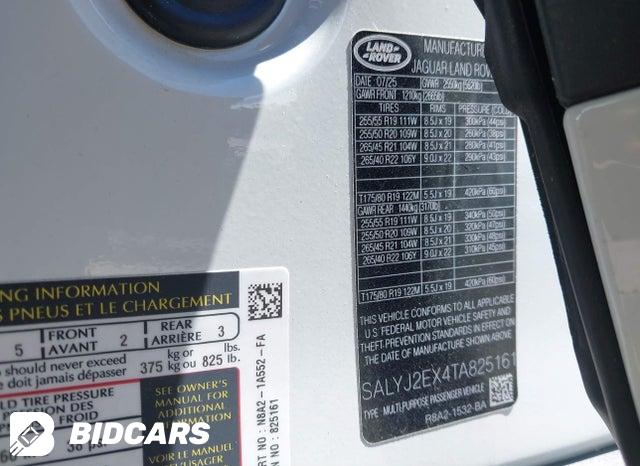 SALYJ2EX4TA825161 2026 Land Rover Range Rover photo no. 9