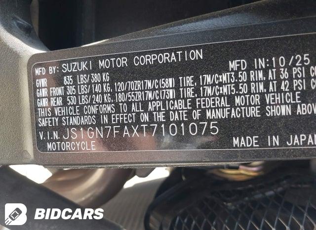 JS1GN7FAXT7101075 2026 Suzuki GSX-R600 photo no. 10