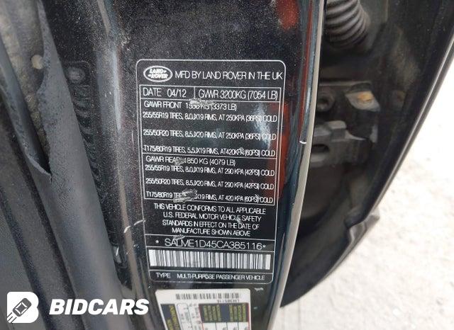 SALME1D45CA385116 2012 Land Rover Range Rover photo no. 9