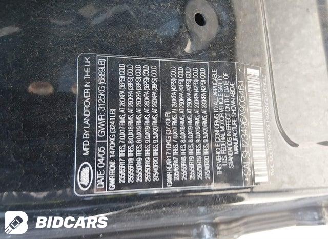 SALSH23496A903464 2006 Land Rover Range Rover photo no. 9