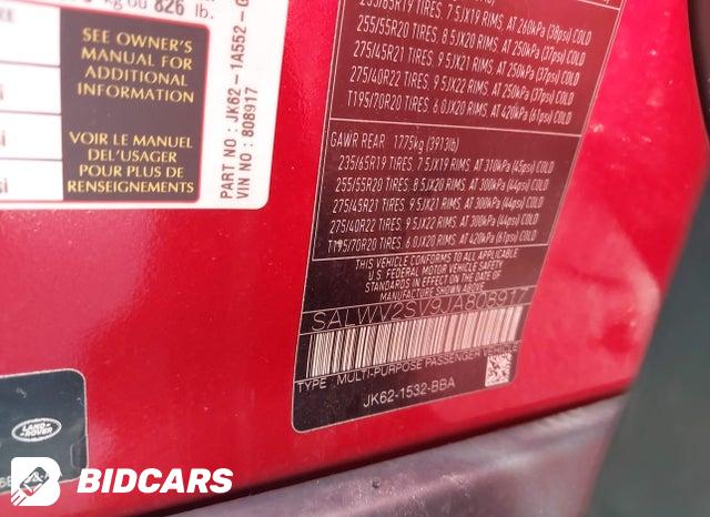 SALWV2SV9JA808917 2018 Land Rover Range Rover photo no. 9