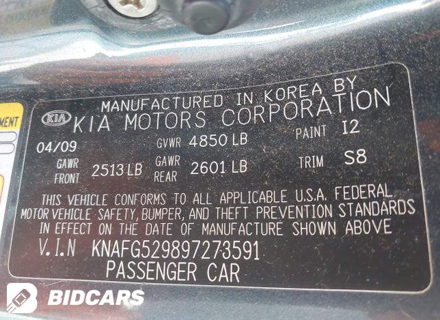 KNAFG529897273591 2009 KIA Rondo photo no. 9