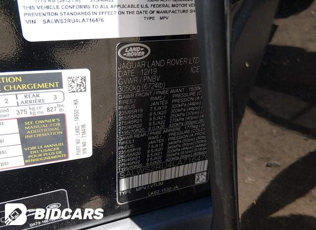 SALWS2RU4LA716476 2020 Land Rover Range Rover photo no. 9