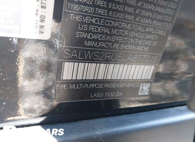 SALWS2RU5LA877015 2020 Land Rover Range Rover photo no. 9