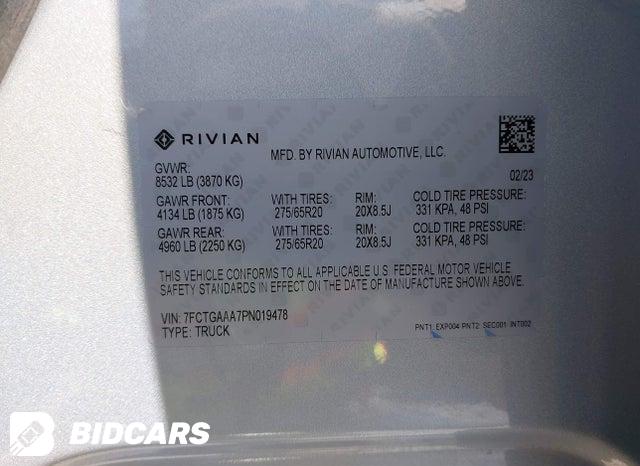 7FCTGAAA7PN019478 2023 Rivian R1T photo no. 9