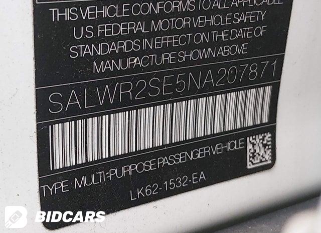SALWR2SE5NA207871 2022 Land Rover Range Rover photo no. 9