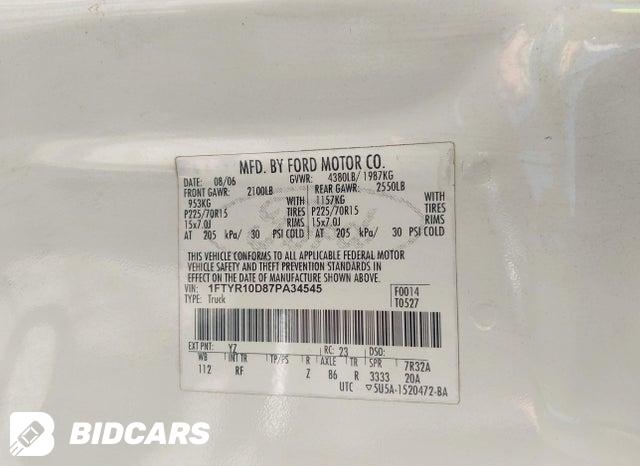 1FTYR10D87PA34545 2007 Ford Ranger photo no. 9