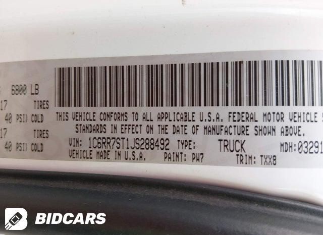 1C6RR7ST1JS288492 2018 RAM 1500 photo no. 9
