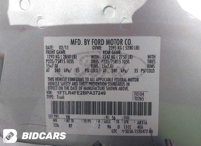 1FTLR4FE2BPA37249 2011 Ford Ranger photo no. 9