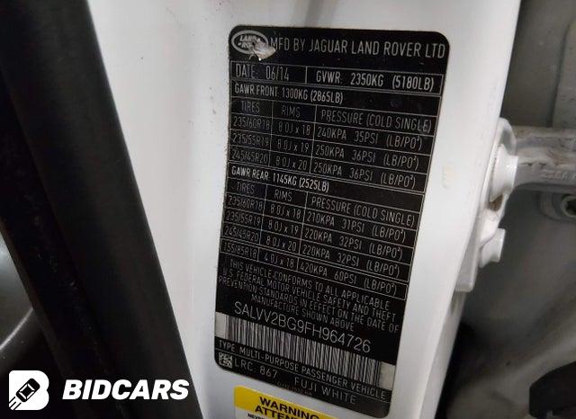 SALVV2BG9FH964726 2015 Land Rover Range Rover photo no. 9