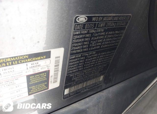 SALWR2VF4FA612786 2015 Land Rover Range Rover photo no. 9