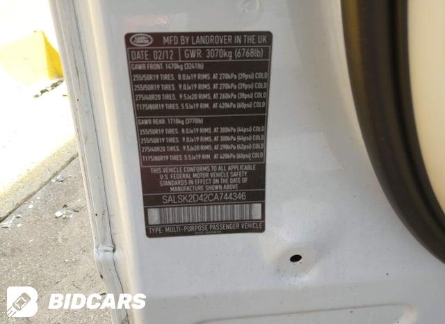 SALSK2D42CA744346 2012 Land Rover Range Rover photo no. 9