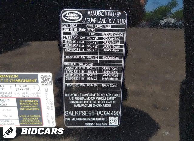 2024 Land Rover Range Rover — VIN SALKP9E95RA094490, şəkil 9