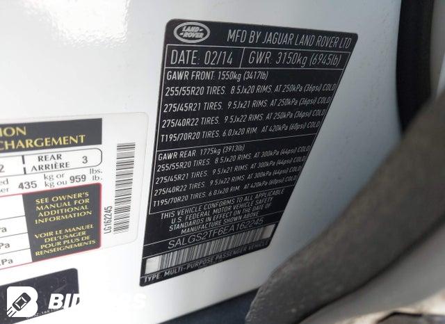 SALGS2TF6EA162245 2014 Land Rover Range Rover photo no. 9